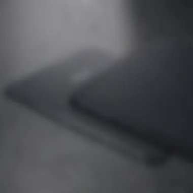 Sleek Design of the Latest iPad Air Close-up view of the sleek design of the latest iPad Air