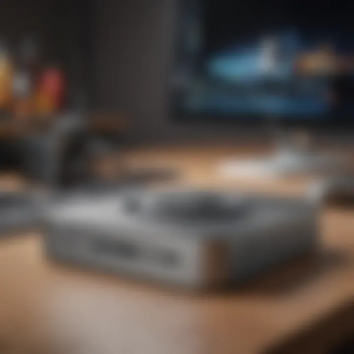 Mac Mini connected to various peripherals demonstrating its versatility