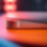 Close-up view of a magnetic paper-like screen protector showcasing its texture and design