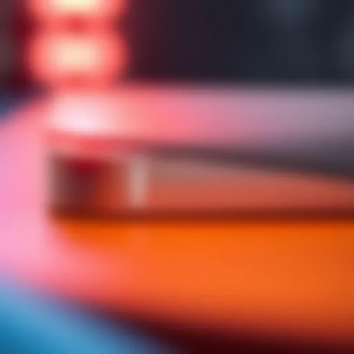 Close-up view of a magnetic paper-like screen protector showcasing its texture and design