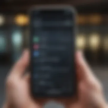 Understanding Security Protocols in Investment Apps Security features displayed on a smartphone screen
