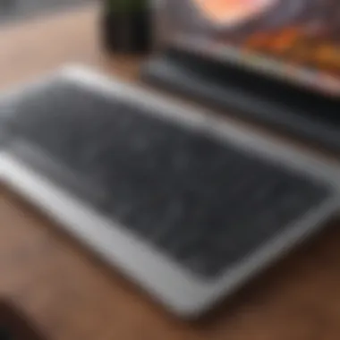 Elegant Apple MacBook Pro wireless keyboard on desk