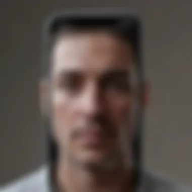 Intricate Face ID Component Diagram Face ID component diagram on iPhone XS Max