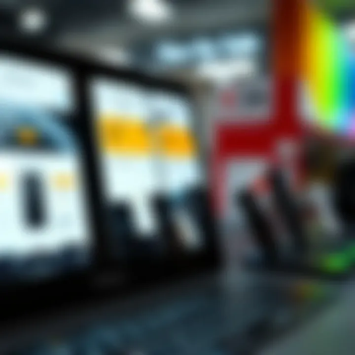 Online Shopping for iPhones A close-up view of an online shopping platform featuring competitive pricing for iPhones.