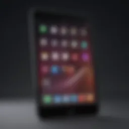 Close-up of the iPad Mini showcasing its sleek design and vibrant display