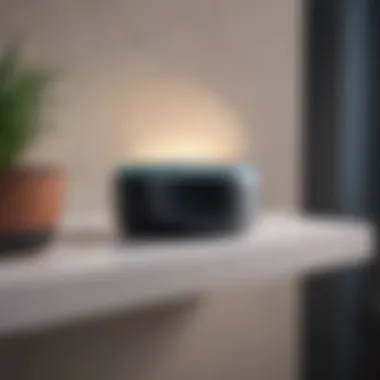 Floating shelf mount for Echo Dot 3