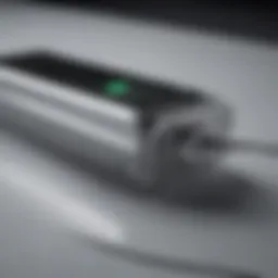 Sleek Gan Charger with Apple Device