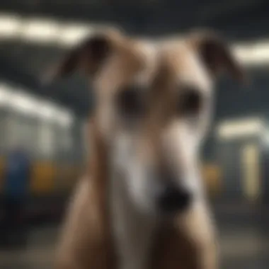 Majestic Greyhound on a Quest Majestic greyhound on a quest