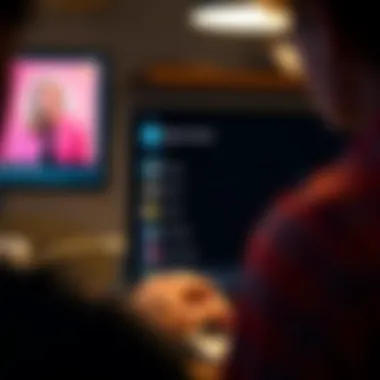 User selecting friends to share music with in Apple Music