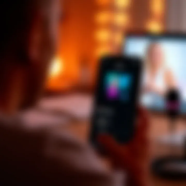 Visual representation of sharing playlists with friends on Apple Music