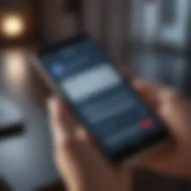 Secure Login Interface on Mobile Secure login interface on a mobile device