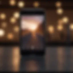 Visual representation of iPhone ping feature