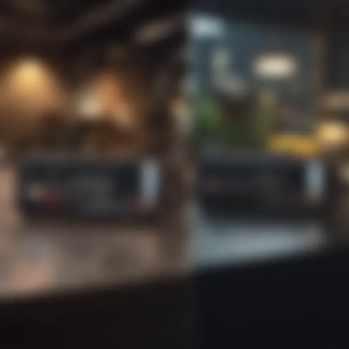 Comparison of before and after background removal on an iPhone