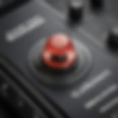 Vibrate Toggle on iPhone Illustration of the vibrate toggle switch on iPhone