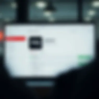 User navigating ESPN Plus settings on MacBook