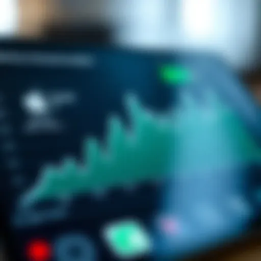 Graph showing battery consumption of various apps on Apple devices