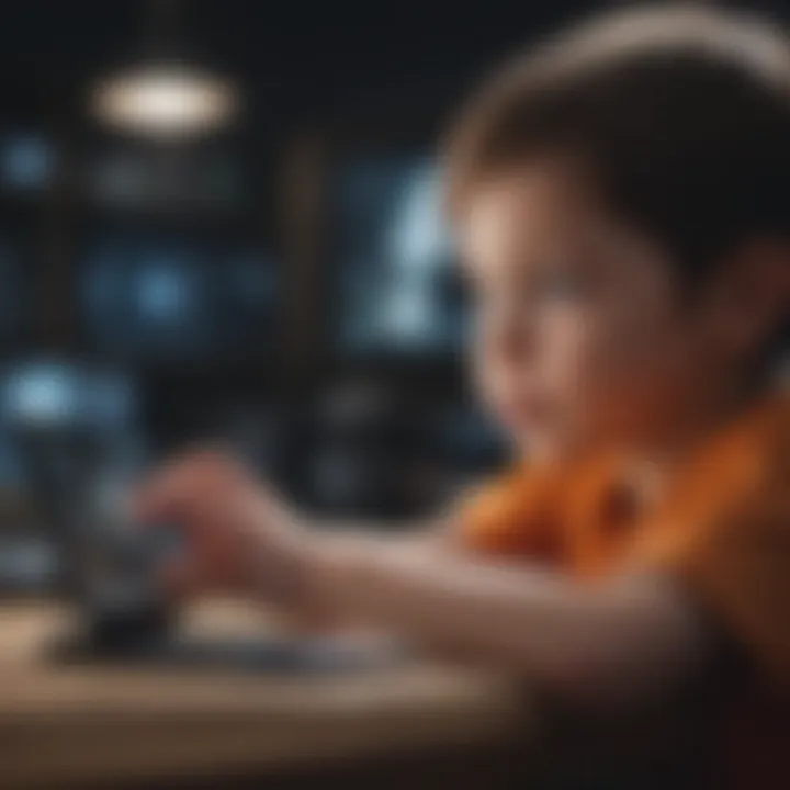 Monitoring children's app usage