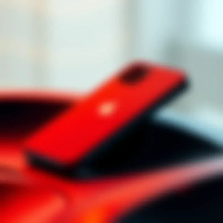 Elegant design of the iPhone 11 showcasing its sleek profile