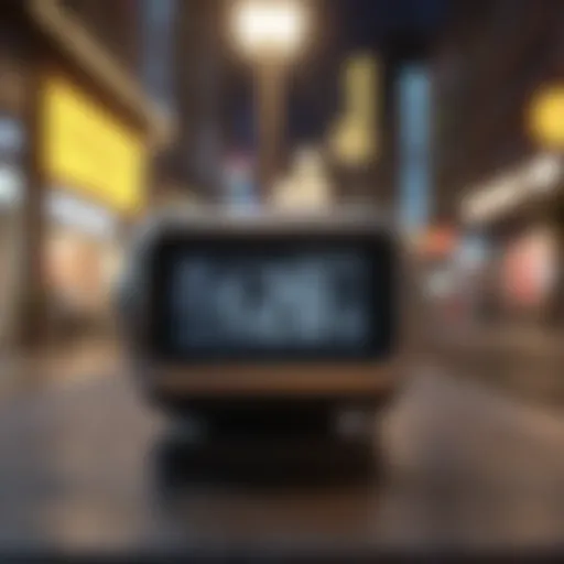 Innovative Mile Counter Display on iPhone