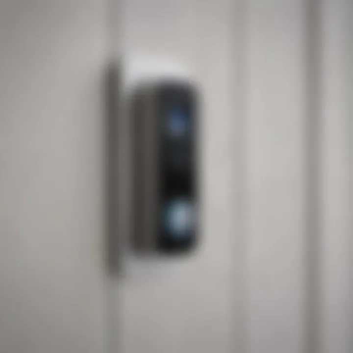 Illustration of doorbell integration with Apple HomeKit app