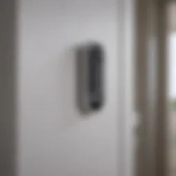Smart doorbell showcasing sleek design