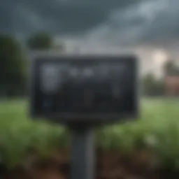 Rain Bird irrigation system control panel