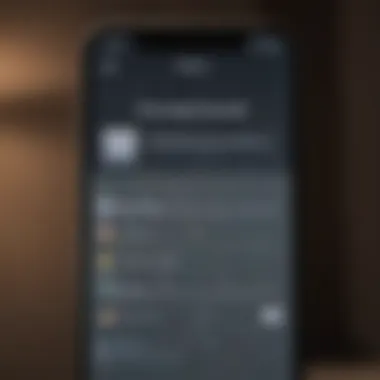 Understanding Backup Status on iPhone iPhone displaying backup status