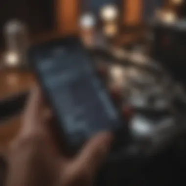 Illustration showing settings menu on iPhone for managing subscriptions