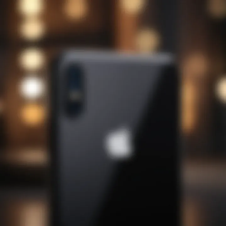 Stylish iPhone XS Max accessories arrangement