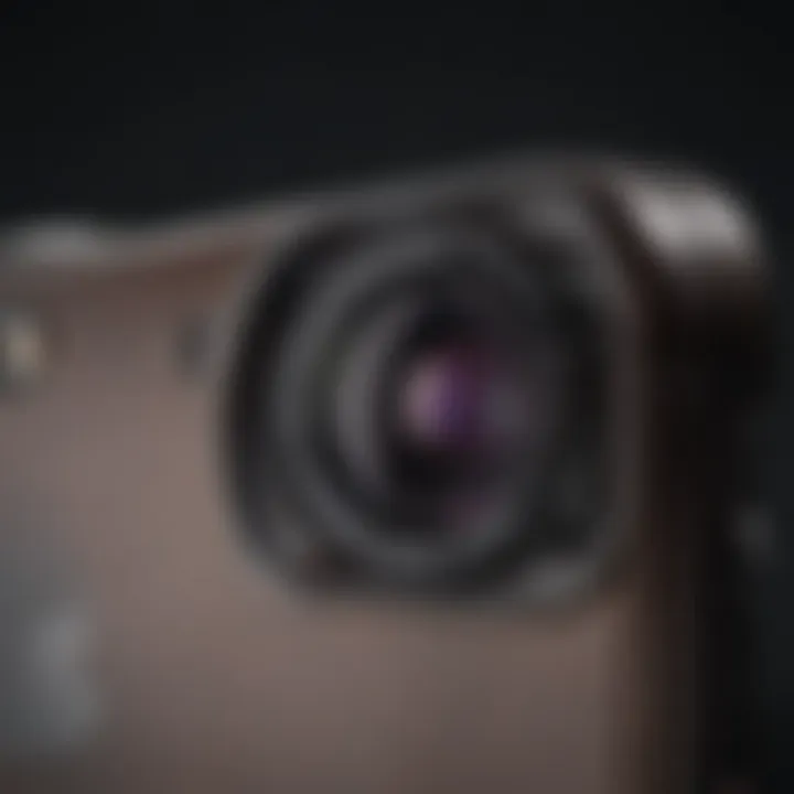 Close-up of the iPhone's camera module highlighting advanced features