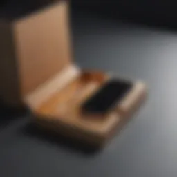 Luxurious packaging showcasing the latest iPhone