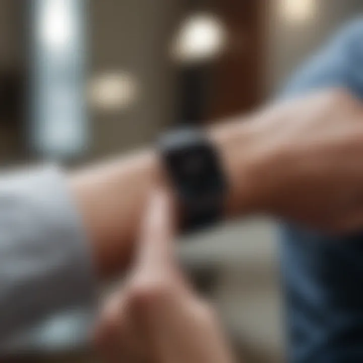 Apple Watch with glucose monitor integration