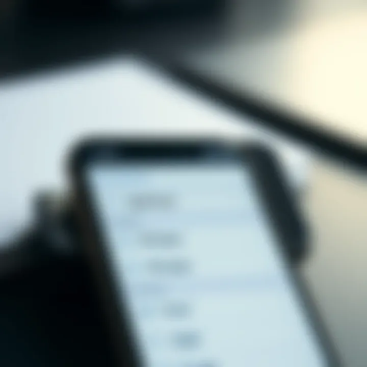 An iPhone displaying the AirPrint options