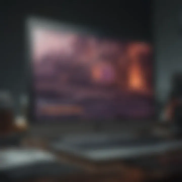 Visual representation of MacBook integrating AMD architecture
