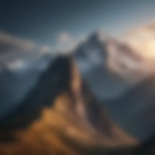 Majestic Mountain Ridge Wallpaper for iPhone