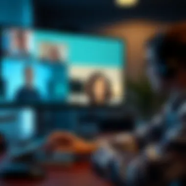 Demonstrating effective screen sharing during a virtual meeting