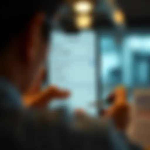 Exploring Translation Settings on iPhone User navigating translation settings on iPhone