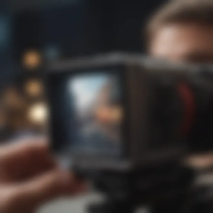 Diagram illustrating the video capture process on MacBook