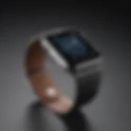 A stylish Apple Watch showcasing its sleek design and customizable bands.