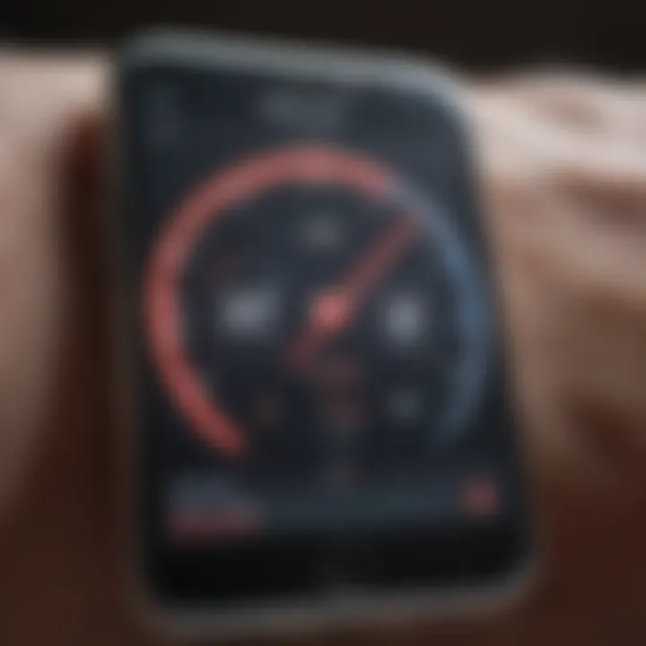 Heart rate tracking app dashboard