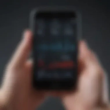 Heart Rate Measurement on iPhone Heart rate measurement interface on iPhone