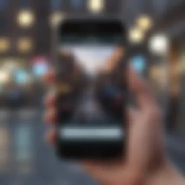Cutting-Edge Messaging Solution Modern iPhone displaying Messenger as primary messaging platform