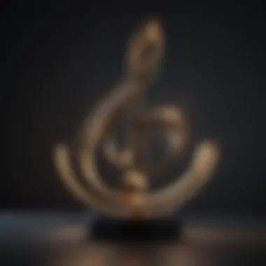 Elegance in Sound Musical Note Symbol