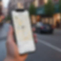 Siri interface on an iPhone screen showing location request