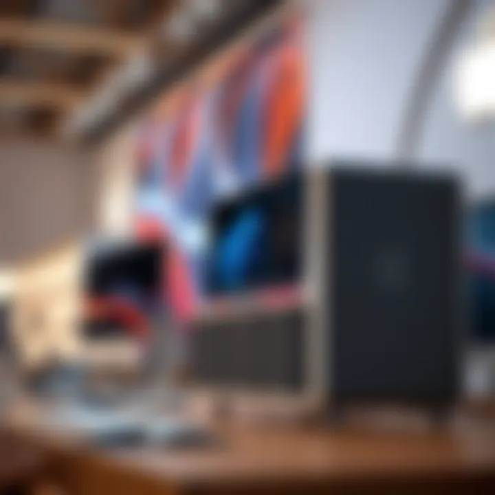 Unleashing Power: The Mac Pro's Capabilities Mac Pro displayed prominently highlighting performance features