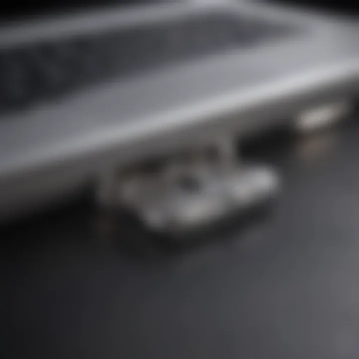USB ports on a MacBook Air
