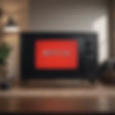 Netflix Cancellation Confirmation on TV Confirmation message of Netflix cancellation on TV