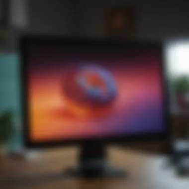 Color Accuracy Demonstration for Optimal Viewing Color accuracy demonstration on a monitor