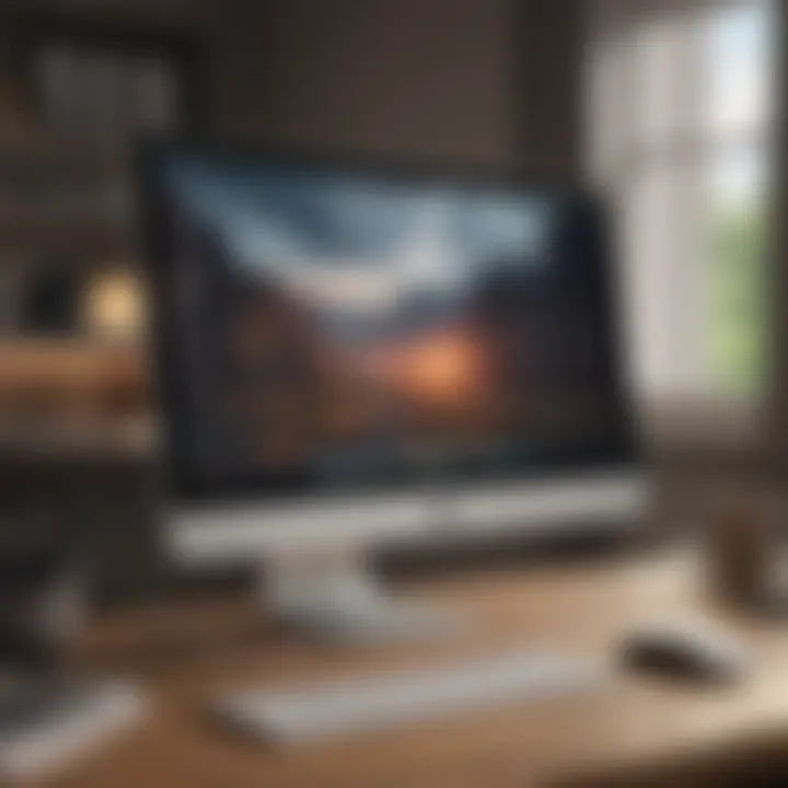 Ergonomic monitor setup with MacBook Air