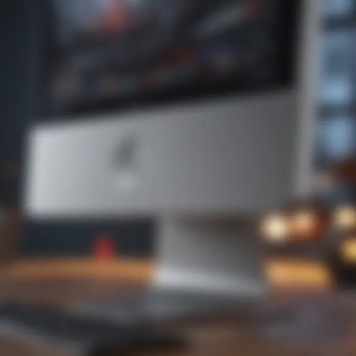 Close-up of monitor specifications